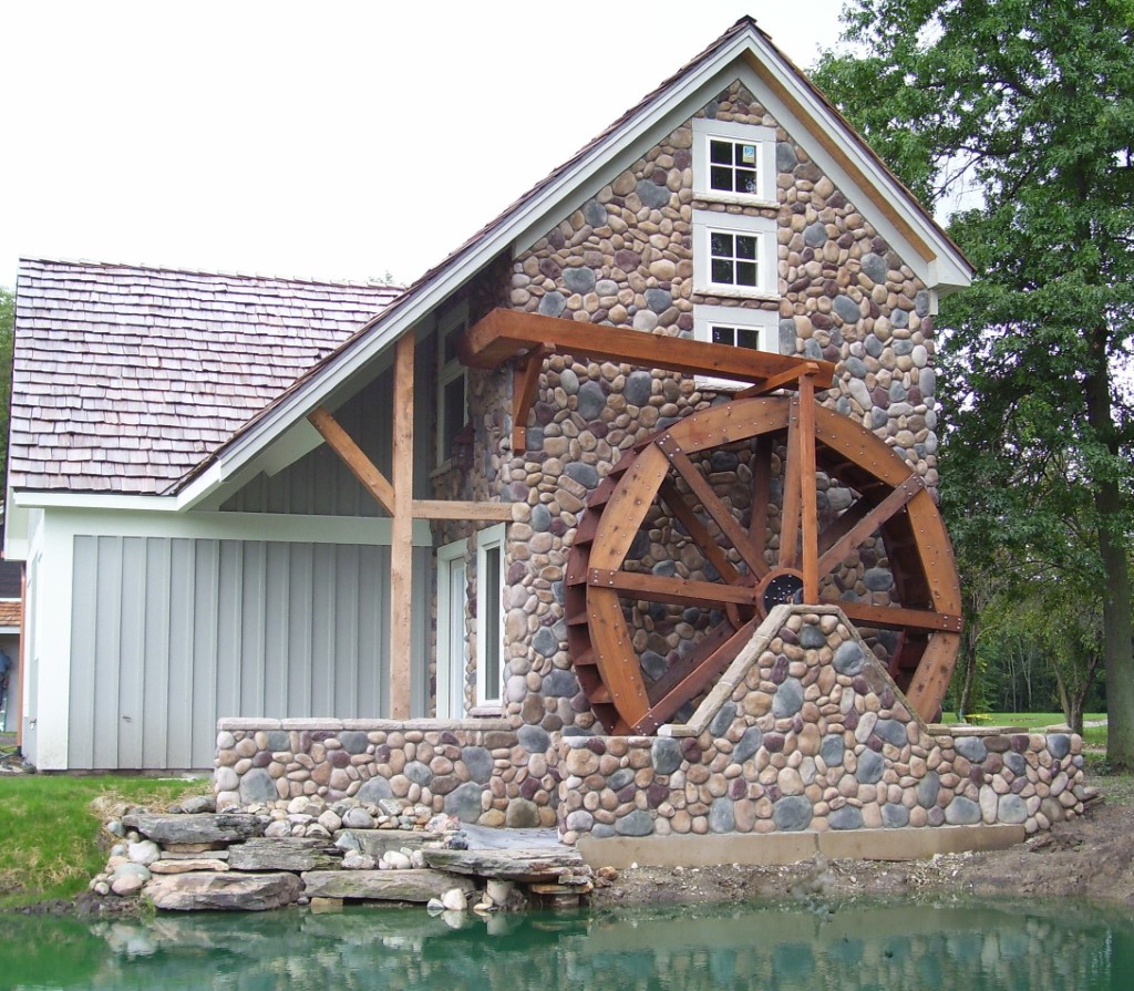Mill House Waterwheel Woodmark Homes Inc.